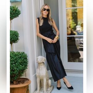 Julia Amory Black Cartagena Wrap Skirt